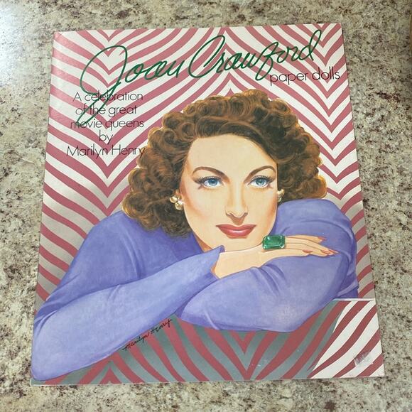 Joan Crawford Paper Dolls uncut by Marilyn Henry. - Picture 1 of 3